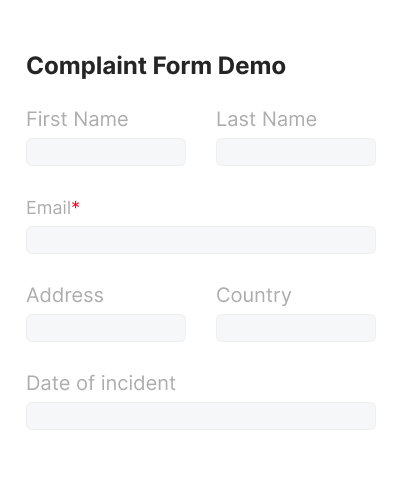 Complaint Demo Form